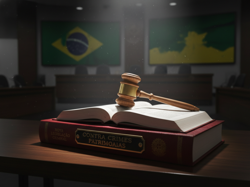 Nova Lei 15.397 Aumentou a punição para crimes contra o patrimônio.